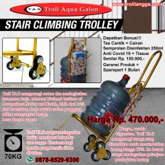 Troli Aqua Galon Lipat Hijau Metalik TAG