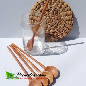 Wooden Juice Spoon for Stirring Iced Tea Drinks