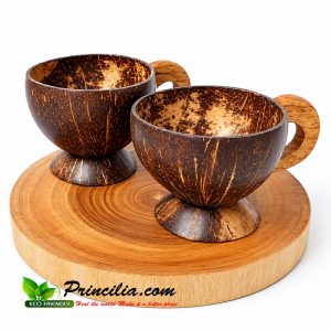 Coconut Shell Handle Cup